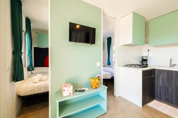 camping orchidea_Maxi deluxe Particolare due camerette